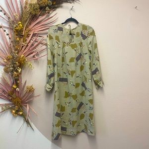 Vintage 1970s 1980s gauze dress